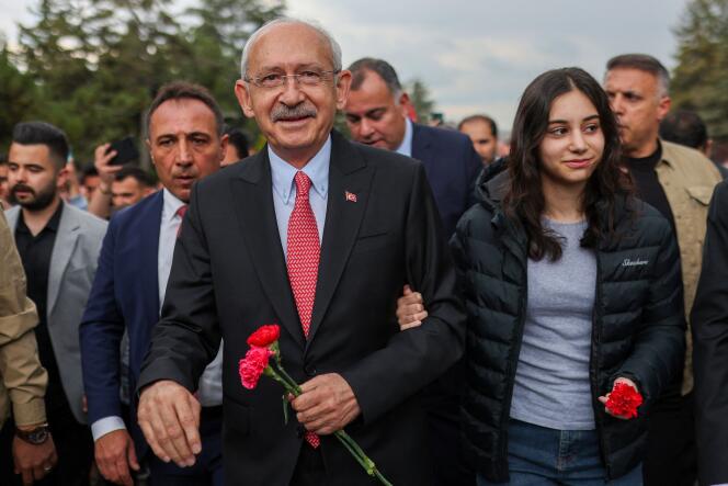 Kemal Kiliçdaroglu, candidate of the Turkish opposition coalition, in Ankara, May 19, 2023.