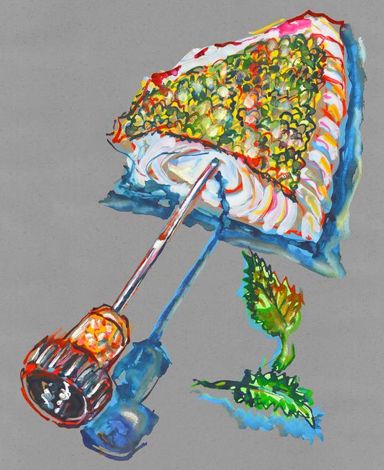 El termómetro de cocina.