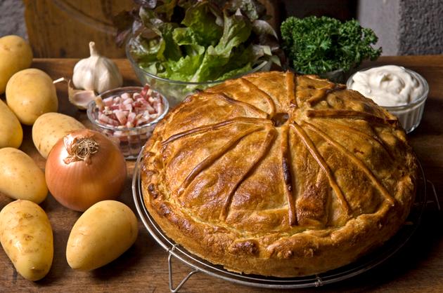 La especialidad Montluçonnaise de paté de patata.