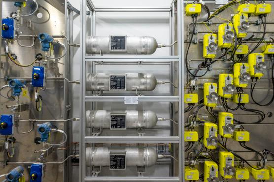 La plataforma de pruebas FenHYx, en Alfortville (Val-de-Marne), está experimentando con los efectos del hidrógeno en los materiales utilizados para el gas fósil.