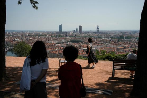 En Lyon, 16 de junio de 2022, durante una ola de calor.