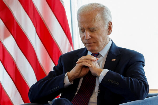 El presidente de los Estados Unidos, Joe Biden, en el G7 en Hiroshima, Japón, el sábado 21 de mayo de 2023.
