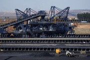 A general view of coal operation area at the Kusile coal-fired power plant near Emalahleni, South Africa, on May 22, 2023