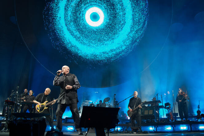 Peter Gabriel in concert, May 23, 2023, at the Accor Arena, in Paris,