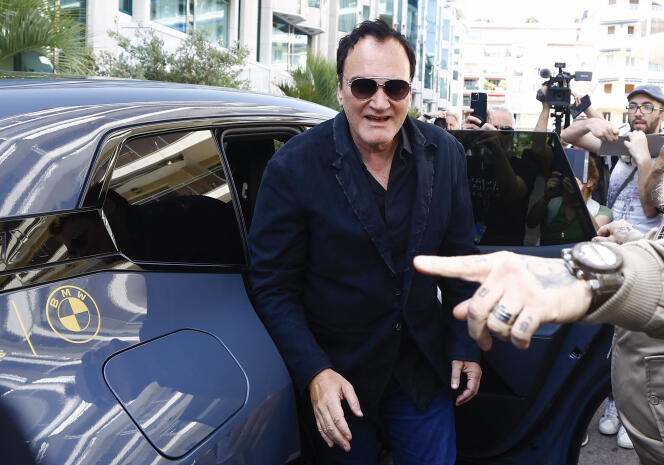 Quentin Tarantino in Cannes on May 25, 2023.