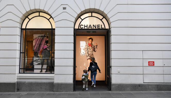 At Chanel store in Melbourne (Australia), on May 11, 2020. 