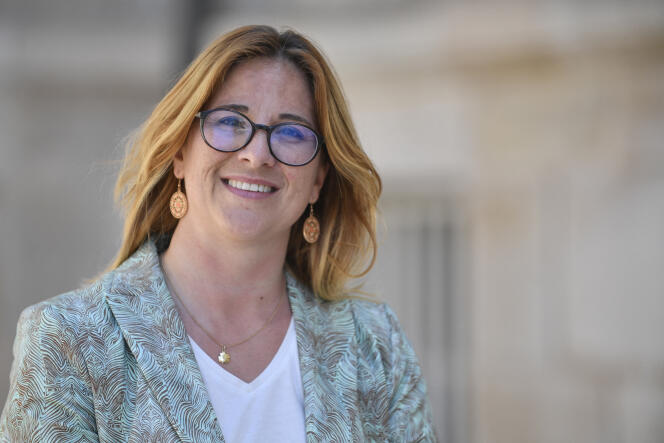 Marjolaine Meynier-Millefert (Renaissance), députée de l’Isère, à Paris, le 21 juin 2022.