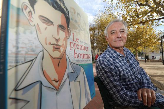 El autor de cómics Jacques Ferrandez, durante el Festival del Libro de Mouans-Sartoux, en los Alpes Marítimos, el 8 de octubre de 2017.