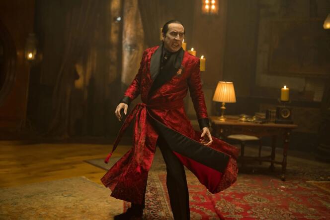 “Renfield”: Nicolas Cage as the megalomaniac Dracula, denounced by his servant