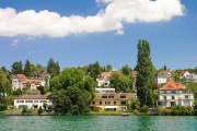 La « goldkuste » (« côte d’or »), sur la rive droite du lac de Zurich.