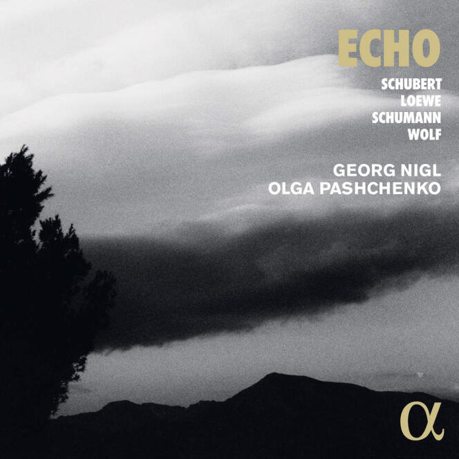 Cover of the album “Echo” by Georg Nigl and Olga Pashchenko.
