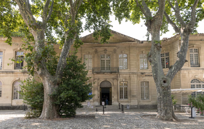 The Caumont hotel which houses the Lambert Collection, in Avignon, on October 29, 2021.