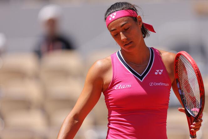 Roland Garros: Eliminated Caroline Garcia fights to confirm 2022 promises