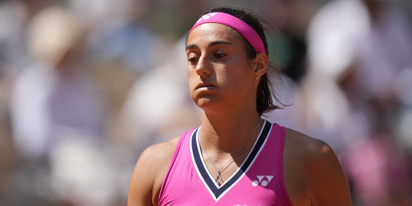 at the end of the suspense, Caroline Garcia is eliminated
