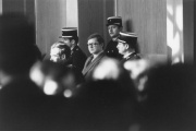 Patrick Henry à son procès aux assises, le 19 janvier 1977, à Troyes. 