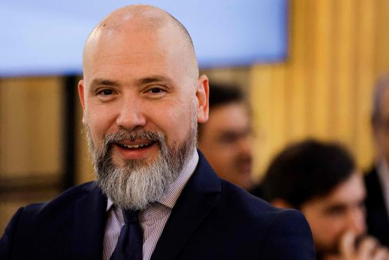 Prefecto Christian Gravel, secretario general del Comité Interministerial para la Prevención de la Delincuencia y la Radicalización, en el Palacio del Elíseo de París, 16 de febrero de 2023.