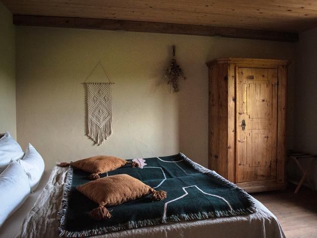 El dormitorio del apartamento La Grande.