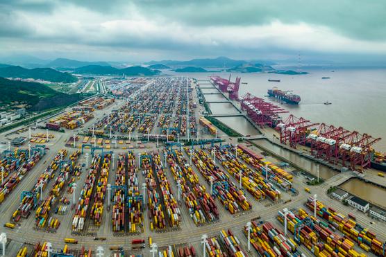 En el puerto de Ningbo-Zhoushan (Zhejiang), China, martes 6 de junio.