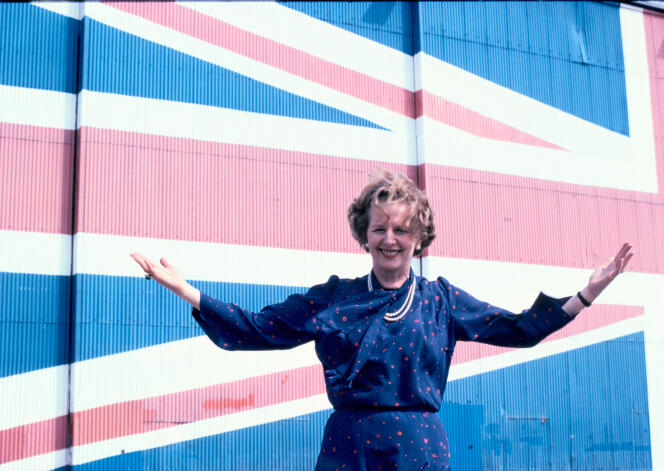 Margaret Thatcher in 1983.