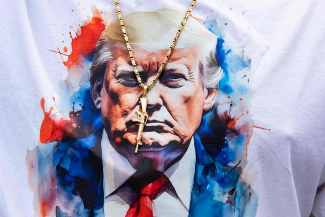 En un mitin de partidarios de Donald Trump en Manchester, New Hampshire, donde el exgobernador de Nueva Jersey, Chris Christie, anunció su candidatura a la presidencia de los Estados Unidos, el 6 de junio de 2023.