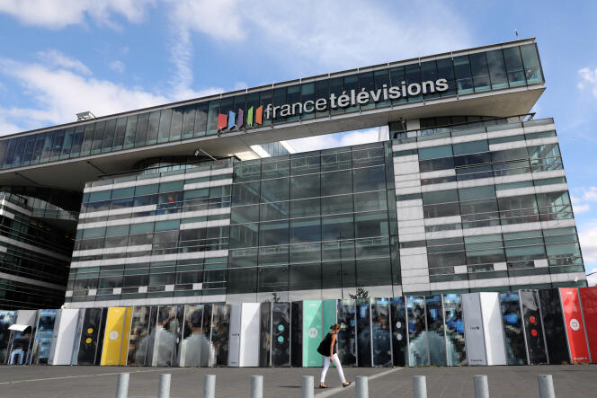Le siège du groupe France Télévisions, le 4 septembre 2017, à Paris. 