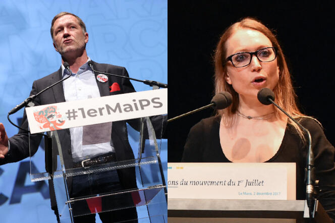 El presidente del partido socialista belga, Paul Magnette, en Charleroi (Bélgica) el 1 de mayo de 2023, y la economista Aurore Lalucq, en Le Mans (Sarthe), el 2 de diciembre de 2017.