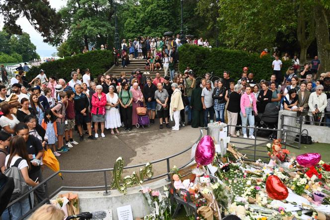 El parque infantil donde ocurrió el ataque el jueves por la mañana, en Annecy (Alta Saboya), el 9 de junio de 2023.