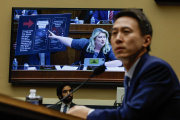 TikTok CEO Shou Zi Chew before the House Energy and Commerce Committee at the Rayburn House Office Building, March 23, 2023, Washington, DC.
