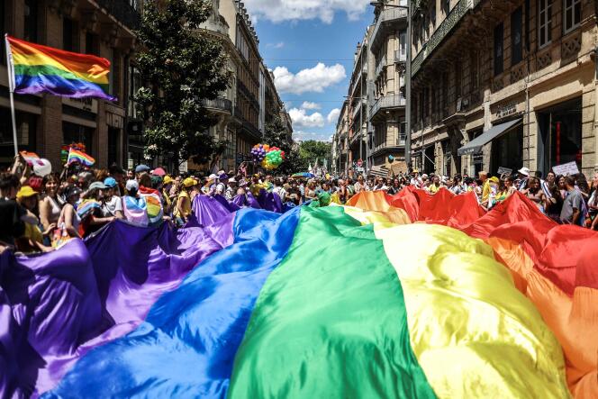 La Marcha del Orgullo en Toulouse, 10 de junio de 2023.