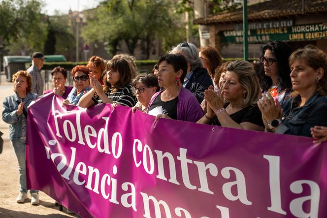 Durante un homenaje a las víctimas de la violencia machista, en el Parc de la Vega, en Toledo (España), el 6 de junio de 2023.