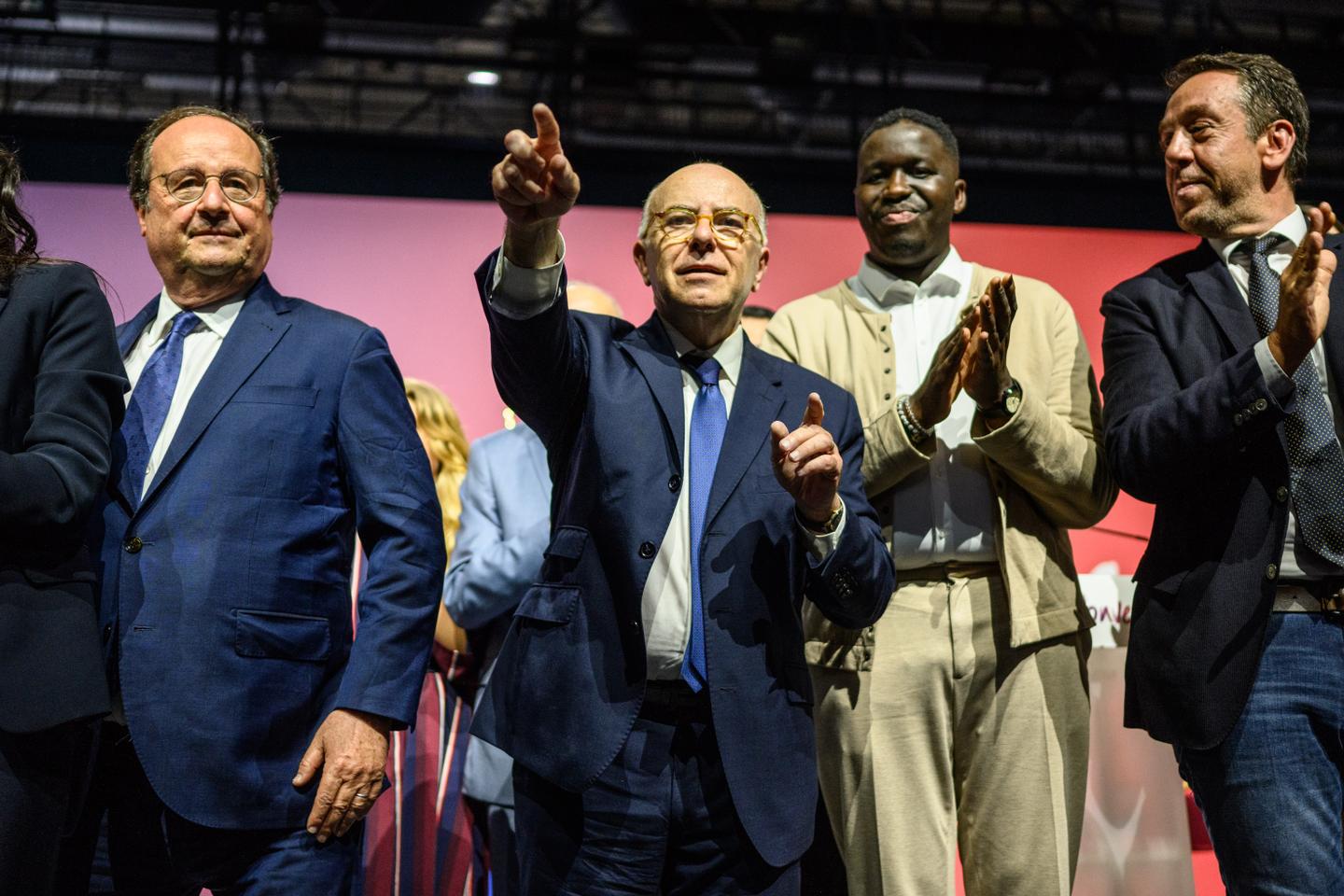 En Créteil, Bernard Cazeneuve reúne a los anti-Nupes