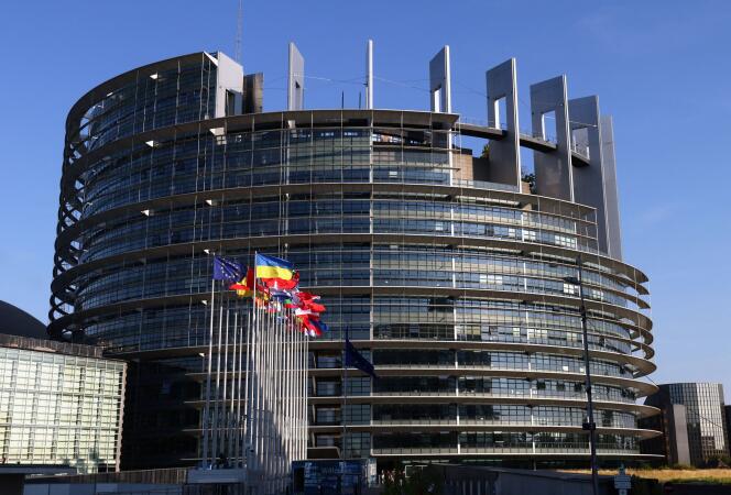 El Parlamento Europeo, en Estrasburgo, el 12 de junio de 2023.