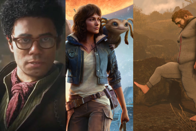 « Fable », « Star Wars : Outlaws » et « Baby Steps », trois des jeux présentés lors de la semaine écoulée.