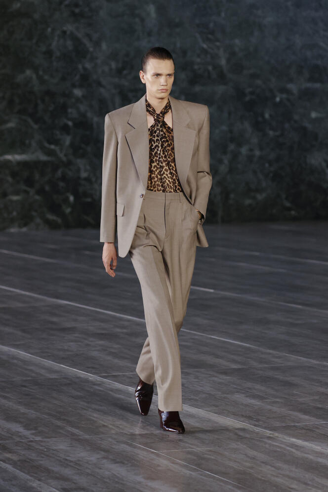 Saint Laurent by Anthony Vaccarello, spring-summer 2024 collection.