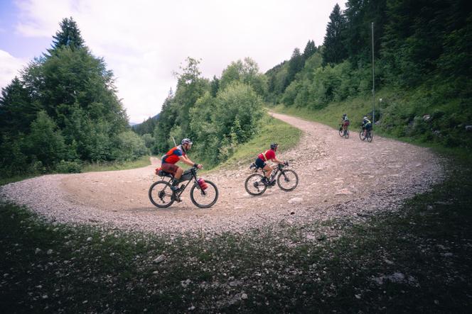 La carrera GravelMan organizada en el Jura, durante la primera edición, en julio de 2022.