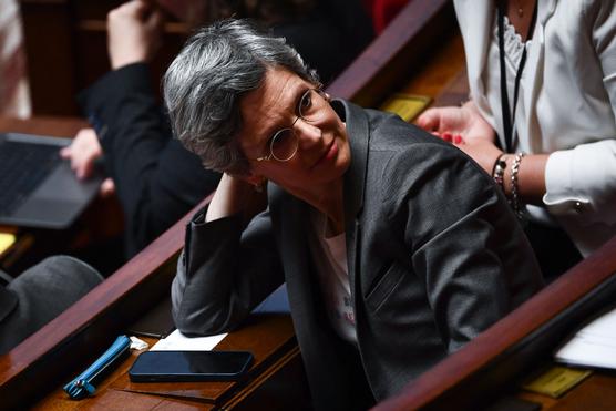 MP (EELV) Sandrine Rousseau, en la Asamblea Nacional, 13 de junio de 2023.