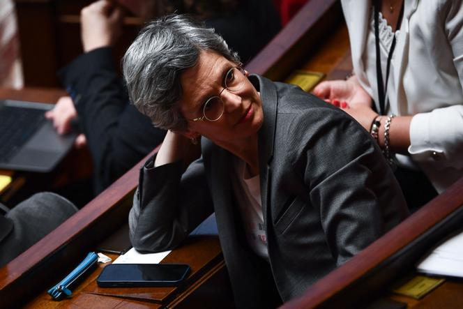 MP (EELV) Sandrine Rousseau, en la Asamblea Nacional, 13 de junio de 2023.