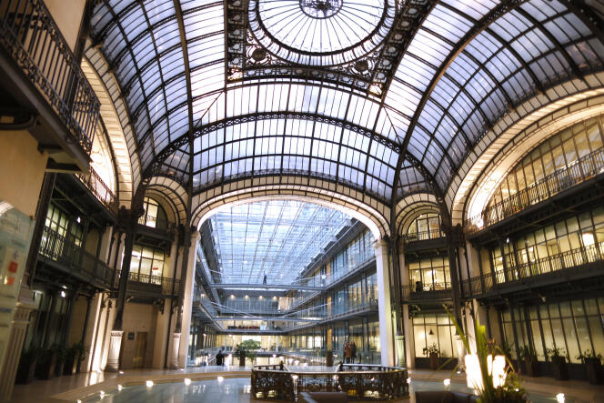 Le centre d’affaires Le Centorial, qui abrite le campus parisien de l’Edhec Business School, en février 2016.
