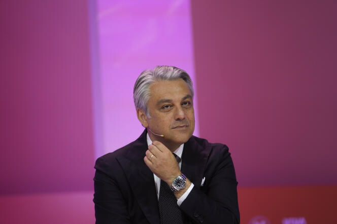Luca de Meo, directeur général de Renault, au salon VivaTech à Paris, le 14 juin 2023.