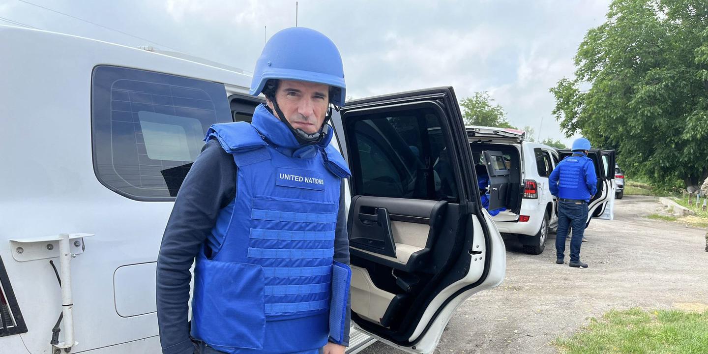 el jefe del OIEA llegó a la central nuclear de Zaporizhia