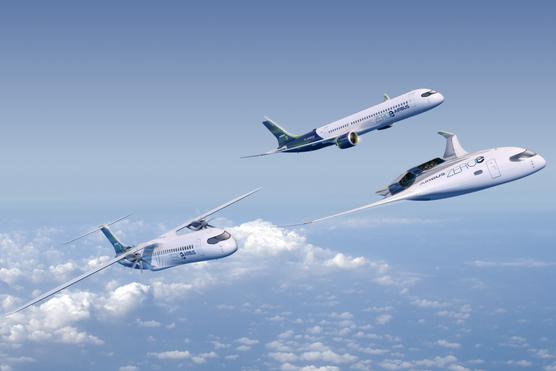 Futuros conceptos de aviones de Airbus.