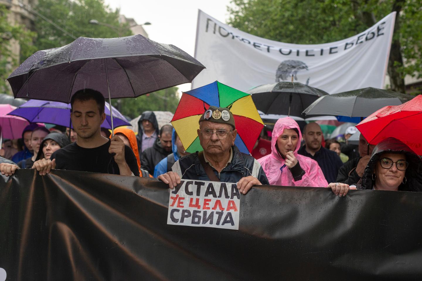 Serbian President Aleksandar Vucic weakened by several weeks of protests