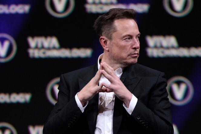 Elon Musk, director general de SpaceX, Twitter y Tesla, en la feria VivaTech de París el 16 de junio de 2023.