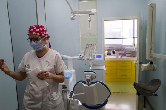 En un consultorio dental, en Guebwiller (Alsacia), 20 de mayo de 2020.