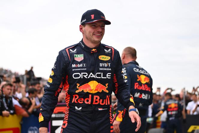 El ganador del Gran Premio de Montreal, Max Verstappen, piloto del equipo Red Bull, el 18 de junio de 2023 en Montreal, Quebec. 
