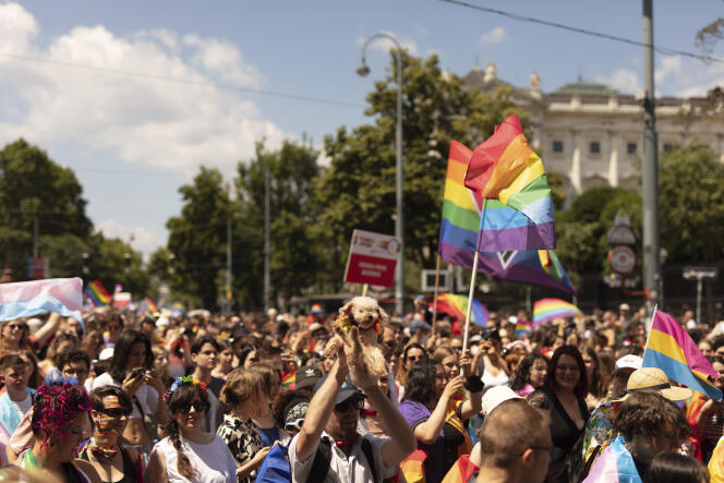 Marcha del Orgullo Gay de Viena, 11 de junio de 2022.