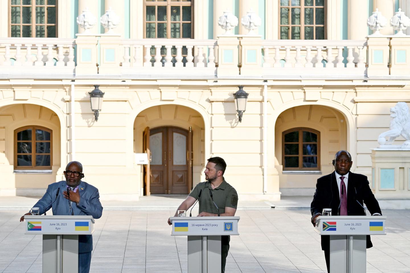 el difícil intento de mediación de los jefes de Estado africanos