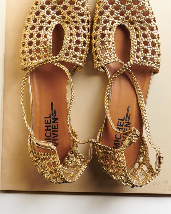 Sandalias Milo, en piel de cordero, Michel Vivien, 790 €.