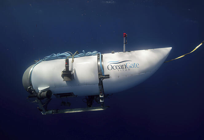Le submersible « Titan », d’OceanGate Expeditions.