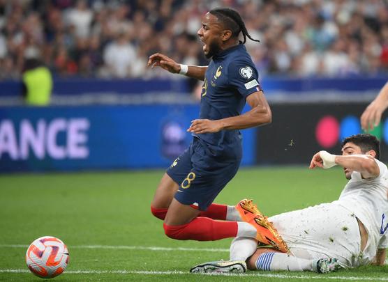 Christopher Nkunku durante el partido de Blues contra Grecia, el lunes 19 de junio de 2023.